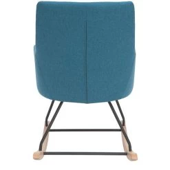 MILIBOO Fauteuil Rocking Chair Design Tissu SHANA - Bleu Canard - Bleu Canard 9 MILIBOO Fauteuil Rocking Chair Design Tissu SHANA - Bleu Canard - Bleu Canard -Pas Cher Fauteuil Magasin 15560095 4