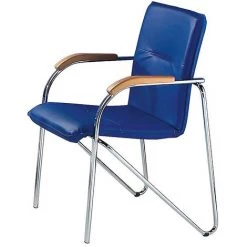 CERTEO Fauteuil Empilable à Habillage En Similicuir - Piétement Chromé, Lot De 2 - Habillage Noir - Coloris Assise Et Dossier: Noir 11 CERTEO Fauteuil Empilable à Habillage En Similicuir - Piétement Chromé, Lot De 2 - Habillage Noir - Coloris Assise Et Dossier: Noir -Pas Cher Fauteuil Magasin 15691358 5