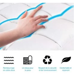 COSTWAY Fauteuil Convertible, Chauffeuse Convertible 1 Place En Tissu Gris Avec Oreiller,5 Positions Disponibles Blanc 9 COSTWAY Fauteuil Convertible, Chauffeuse Convertible 1 Place En Tissu Gris Avec Oreiller,5 Positions Disponibles Blanc -Pas Cher Fauteuil Magasin 15881856 3