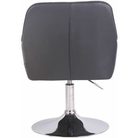 CLP Chaise De Salon Wellington En Similicuir Noir Chrome 7 CLP Chaise De Salon Wellington En Similicuir Noir Chrome – Image 5