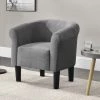 Fauteuil Jelgava 70 X 70 X 58 Cm Gris [en.casa]