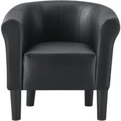 Fauteuil Jelgava 70 X 70 X 58 Cm Noir [en.casa] -Pas Cher Fauteuil Magasin 16434847 3