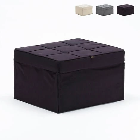 LE ROI DU RELAX Fauteuil-lit Pliable En Tissu Sweet Relax | Couleur: Noir 3 LE ROI DU RELAX Fauteuil-lit Pliable En Tissu Sweet Relax | Couleur: Noir