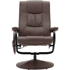 ASUPERMALL Fauteuil De Massage Avec Repose-pied Marron Similicuir 10 ASUPERMALL Fauteuil De Massage Avec Repose-pied Marron Similicuir -Pas Cher Fauteuil Magasin 16700309 4