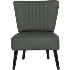 HABITAT ET JARDIN Fauteuil En Tissu "Zoé" - 1 Place - Gris Foncé 8 HABITAT ET JARDIN Fauteuil En Tissu "Zoé" - 1 Place - Gris Foncé -Pas Cher Fauteuil Magasin 16925120 3