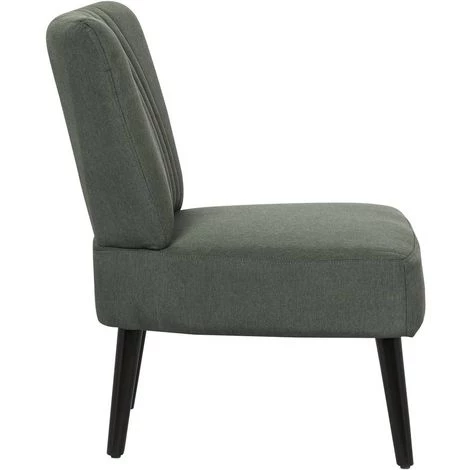 HABITAT ET JARDIN Fauteuil En Tissu "Zoé" - 1 Place - Gris Foncé 6 HABITAT ET JARDIN Fauteuil En Tissu "Zoé" - 1 Place - Gris Foncé – Image 4