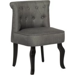 HABITAT ET JARDIN Fauteuil En Tissu "Louisa" - 1 Place - Gris