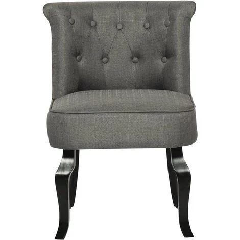 HABITAT ET JARDIN Fauteuil En Tissu "Louisa" - 1 Place - Gris 4 HABITAT ET JARDIN Fauteuil En Tissu "Louisa" - 1 Place - Gris – Image 2