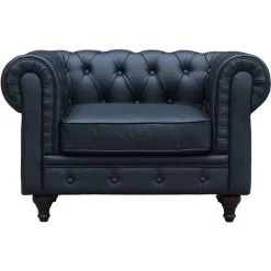 HABITAT ET JARDIN Fauteuil Chesterfield "Aliza" - 111 X 82 X 70 Cm - Noir 7 HABITAT ET JARDIN Fauteuil Chesterfield "Aliza" - 111 X 82 X 70 Cm - Noir -Pas Cher Fauteuil Magasin 1732185 2