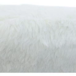 THE HOME DECO FACTORY Fauteuil De Salon Effet Fourrure Scandi Helsinki - 65 X 74 X 100 - Blanc -Pas Cher Fauteuil Magasin 17410537 4