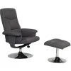 HABITAT ET JARDIN Fauteuil Relax + Repose-pieds "Louis" - 1 Place - Gris 1 HABITAT ET JARDIN Fauteuil Relax + Repose-pieds "Louis" - 1 Place - Gris -Pas Cher Fauteuil Magasin 17499632 1