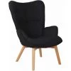 CLP Chaise Lounge Durham En Tissu Noir 1 CLP Chaise Lounge Durham En Tissu Noir -Pas Cher Fauteuil Magasin 17613411 1