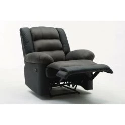 HABITAT ET JARDIN Fauteuil Relax "Buckingham" - 85 X 93 X 100 Cm - Noir / Gris Foncé 8 HABITAT ET JARDIN Fauteuil Relax "Buckingham" - 85 X 93 X 100 Cm - Noir / Gris Foncé -Pas Cher Fauteuil Magasin 17713931 3