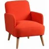 ALTOBUY TEODORE - Fauteuil Rembourré Tissu Orange - Orange 1 ALTOBUY TEODORE - Fauteuil Rembourré Tissu Orange - Orange -Pas Cher Fauteuil Magasin 17851471 1