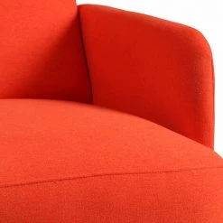 ALTOBUY TEODORE - Fauteuil Rembourré Tissu Orange - Orange -Pas Cher Fauteuil Magasin 17851471 2