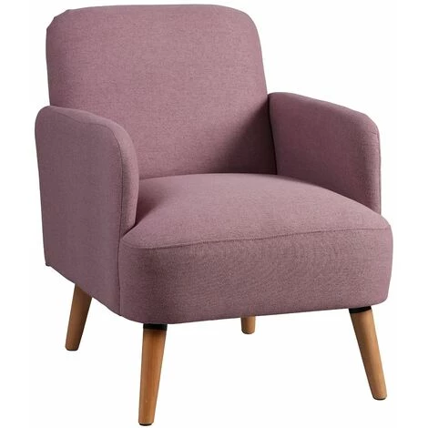 ALTOBUY TEODORE - Fauteuil Rembourré Tissu Violet - Violet 3 ALTOBUY TEODORE - Fauteuil Rembourré Tissu Violet - Violet
