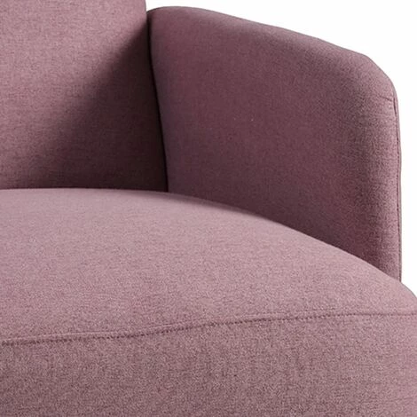 ALTOBUY TEODORE - Fauteuil Rembourré Tissu Violet - Violet 4 ALTOBUY TEODORE - Fauteuil Rembourré Tissu Violet - Violet â Image 2