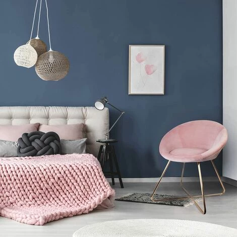 ALTOBUY KAENA - Fauteuil Velours Rose Et Piétement Doré - Rose 4 ALTOBUY KAENA - Fauteuil Velours Rose Et Piétement Doré - Rose – Image 2