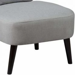 ALTOBUY SKALAN - Fauteuil Crapaud Tissu Coloris Gris Souris - Gris -Pas Cher Fauteuil Magasin 18200216 3