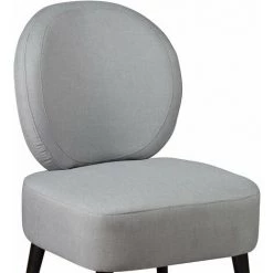 ALTOBUY SKALAN - Fauteuil Crapaud Tissu Coloris Gris Souris - Gris -Pas Cher Fauteuil Magasin 18200216 4