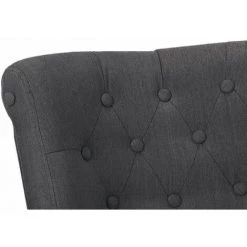 HELLOSHOP26 Fauteuil Chaise Siège Lounge Design Club Sofa Salon Française Tissu Gris - Gris -Pas Cher Fauteuil Magasin 18450375 4