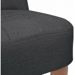 HELLOSHOP26 Fauteuil Chaise Siège Lounge Design Club Sofa Salon Française Tissu Gris - Gris -Pas Cher Fauteuil Magasin 18450375 5