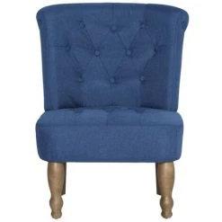 HELLOSHOP26 Fauteuil Chaise Siège Lounge Design Club Sofa Salon Française Bleu Tissu - Bleu 9 HELLOSHOP26 Fauteuil Chaise Siège Lounge Design Club Sofa Salon Française Bleu Tissu - Bleu -Pas Cher Fauteuil Magasin 18467155 3