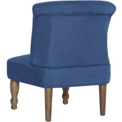 HELLOSHOP26 Fauteuil Chaise Siège Lounge Design Club Sofa Salon Française Bleu Tissu - Bleu 11 HELLOSHOP26 Fauteuil Chaise Siège Lounge Design Club Sofa Salon Française Bleu Tissu - Bleu -Pas Cher Fauteuil Magasin 18467155 5