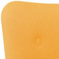 HELLOSHOP26 Fauteuil Chaise Siège Lounge Design Club Sofa Salon Avec Repose-pied Tissu Jaune - Jaune -Pas Cher Fauteuil Magasin 18467157 5
