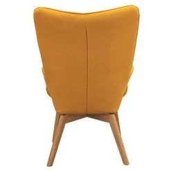 THE HOME DECO FACTORY Fauteuil Helsinki Jaune Design Patchwork Home Deco Factory -Pas Cher Fauteuil Magasin 18503983 3