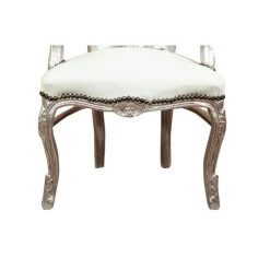 BISCOTTINI Fauteuil Louis XVI De Style Français En Hêtre Massif -Pas Cher Fauteuil Magasin 18546733 5