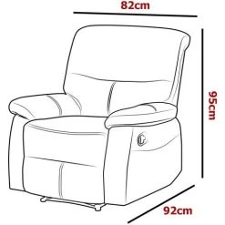 MOBILIER DECO DINA - Fauteuil Relax Gris - Gris 7 MOBILIER DECO DINA - Fauteuil Relax Gris - Gris -Pas Cher Fauteuil Magasin 18625947 3