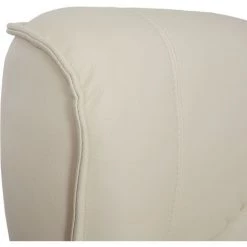 HHG MCA Fauteuil Relax Hamilton, Fauteuil De Télévision, Tabouret, Cuir, Charge 130kg ~ Crème, Doré 10 HHG MCA Fauteuil Relax Hamilton, Fauteuil De Télévision, Tabouret, Cuir, Charge 130kg ~ Crème, Doré -Pas Cher Fauteuil Magasin 18942153 4