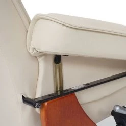 HHG MCA Fauteuil Relax Hamilton, Fauteuil De Télévision, Tabouret, Cuir, Charge 130kg ~ Crème, Doré 11 HHG MCA Fauteuil Relax Hamilton, Fauteuil De Télévision, Tabouret, Cuir, Charge 130kg ~ Crème, Doré -Pas Cher Fauteuil Magasin 18942153 5