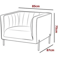 MOBILIER DECO JOLLA - Fauteuil En Velours De Couleur Vert - Vert 9 MOBILIER DECO JOLLA - Fauteuil En Velours De Couleur Vert - Vert -Pas Cher Fauteuil Magasin 19200426 4