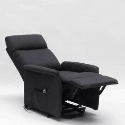 LE ROI DU RELAX Fauteuil Relax Électrique Avec Système Releveur Pour Personnes Agées Giorgia Fx | Couleur: Noir -Pas Cher Fauteuil Magasin 19862837 4