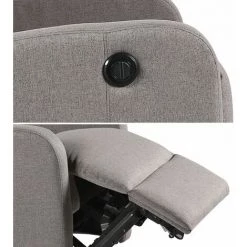 HAPPY GARDEN Fauteuil électrique Inclinable RELAX Gris - Gris -Pas Cher Fauteuil Magasin 19953418 5