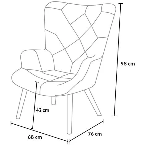 AHD AMAZING HOME DESIGN Fauteuil Au Design Moderne Avec Accoudoirs Patchwork Patchy Chic 5 AHD AMAZING HOME DESIGN Fauteuil Au Design Moderne Avec Accoudoirs Patchwork Patchy Chic – Image 3