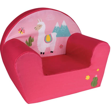 CIJEP Fauteuil Club Mousse Lama - Rose 3 CIJEP Fauteuil Club Mousse Lama - Rose