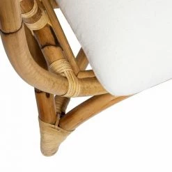 Fauteuil Rotin Farah - Atmosphera - Blanc -Pas Cher Fauteuil Magasin 22965289 3