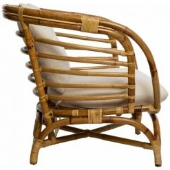 Fauteuil Rotin Farah - Atmosphera - Blanc -Pas Cher Fauteuil Magasin 22965289 5