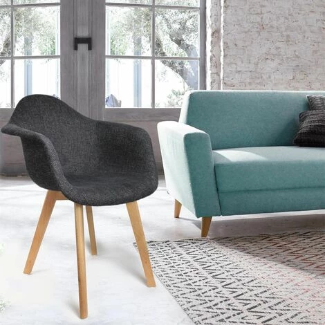 ALTOBUY STYGN - Lot De 2 Fauteuils Avec Maille Noire - Noir 4 ALTOBUY STYGN - Lot De 2 Fauteuils Avec Maille Noire - Noir – Image 2