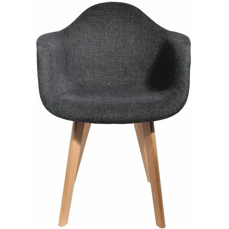 ALTOBUY STYGN - Lot De 2 Fauteuils Avec Maille Noire - Noir 6 ALTOBUY STYGN - Lot De 2 Fauteuils Avec Maille Noire - Noir – Image 4