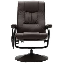 Topdeal Fauteuil De Massage Avec Repose-pied Marron Similicuir 10 Topdeal Fauteuil De Massage Avec Repose-pied Marron Similicuir -Pas Cher Fauteuil Magasin 23080130 4