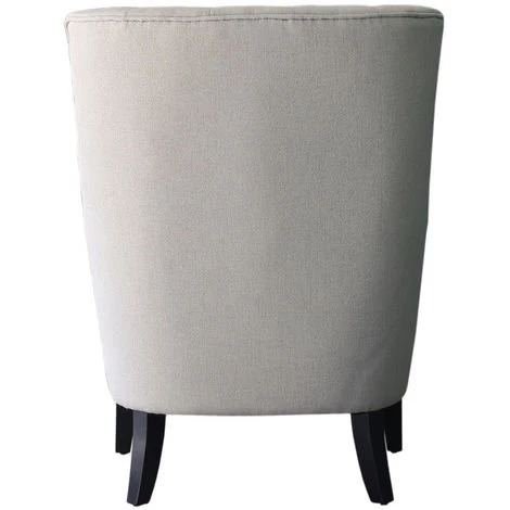 HABITAT ET JARDIN Fauteuil Scandinave Tissu "Duchesse" - 76 X 83 X 100,5 Cm - Beige 6 HABITAT ET JARDIN Fauteuil Scandinave Tissu "Duchesse" - 76 X 83 X 100,5 Cm - Beige – Image 4