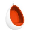 PRIVATEFLOOR Fauteuil Suspension Eny Chair - Tissu Orange - Fibre De Verre, Tissu, Plastique, Tissu - Orange -Pas Cher Fauteuil Magasin 23417889 1