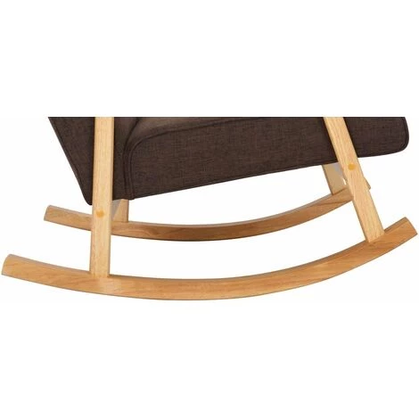 CLP Chaise A Bascule Morelia En Tissu Marron 7 CLP Chaise A Bascule Morelia En Tissu Marron – Image 5