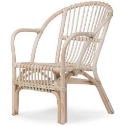 CHILDHOME Chaise En Rotin Avec Coussin Pour Enfants Montana Naturel - Beige -Pas Cher Fauteuil Magasin 23708294 4