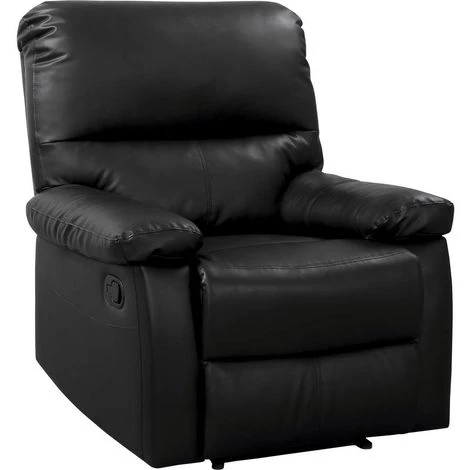 HABITAT ET JARDIN Fauteuil Relax "Lincoln" - 90 X 89 X 103 Cm - Noir 3 HABITAT ET JARDIN Fauteuil Relax "Lincoln" - 90 X 89 X 103 Cm - Noir