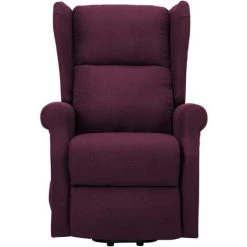 Fauteuil De Massage Inclinable Tissu Violet VidaXL 10 Fauteuil De Massage Inclinable Tissu Violet VidaXL -Pas Cher Fauteuil Magasin 23778990 4